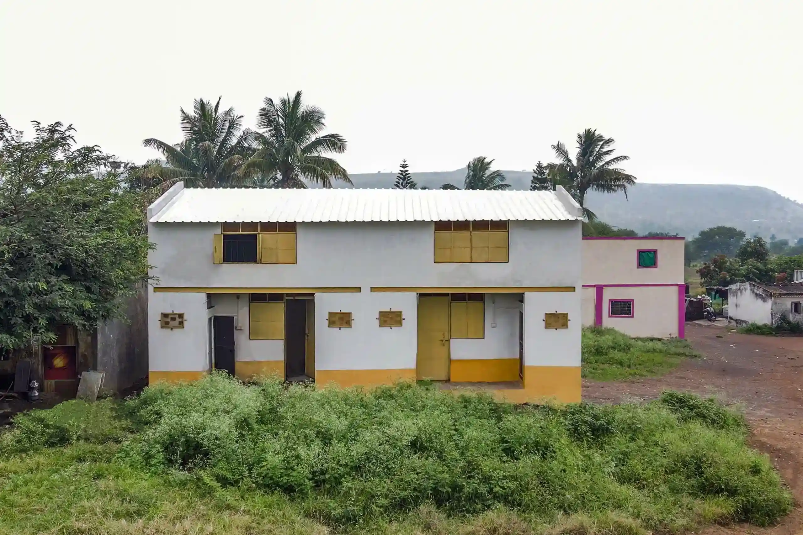 Private residence with a shaded double-height verandah